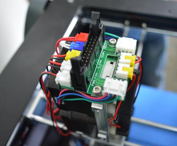 所有电线都插到转接板示意图